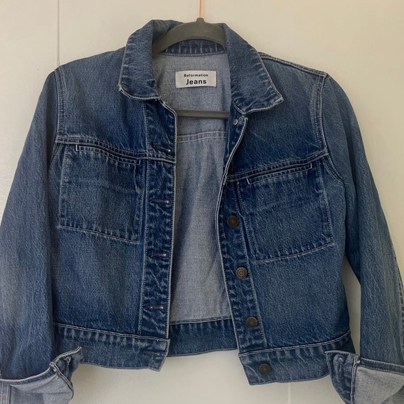 Reformation Aster Denim Jacket - Picture 1 of 7
